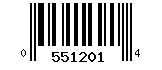 UPC E Encoding of "05510000120"