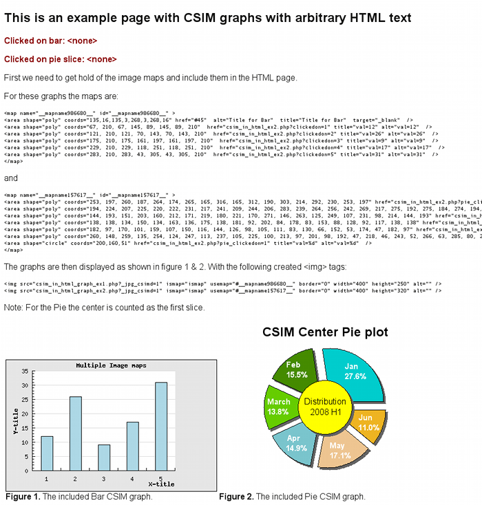 Browser window after calling HTML page in (Note: The image has been scaled down to better fit this manual.)